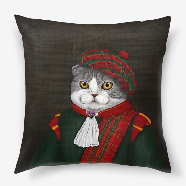 Подушка «Шотландский кот»