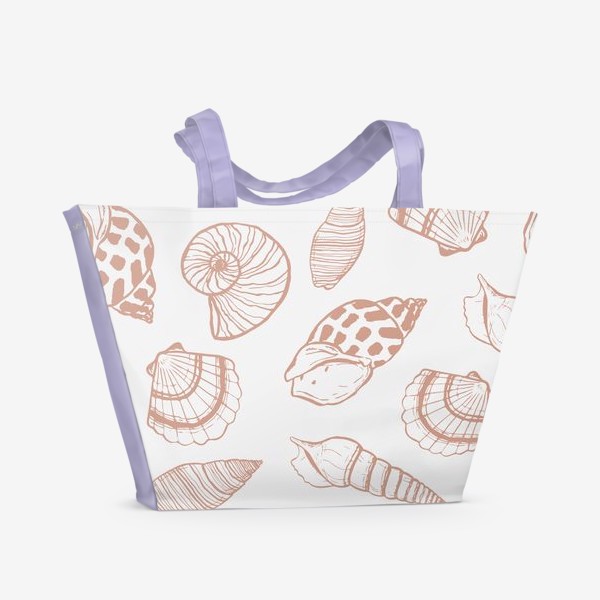 Пляжная сумка «морские ракушки»