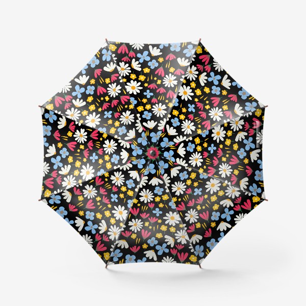 Зонт «цветочная поляна»