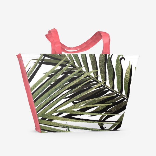 Пляжная сумка «Тропические растения »