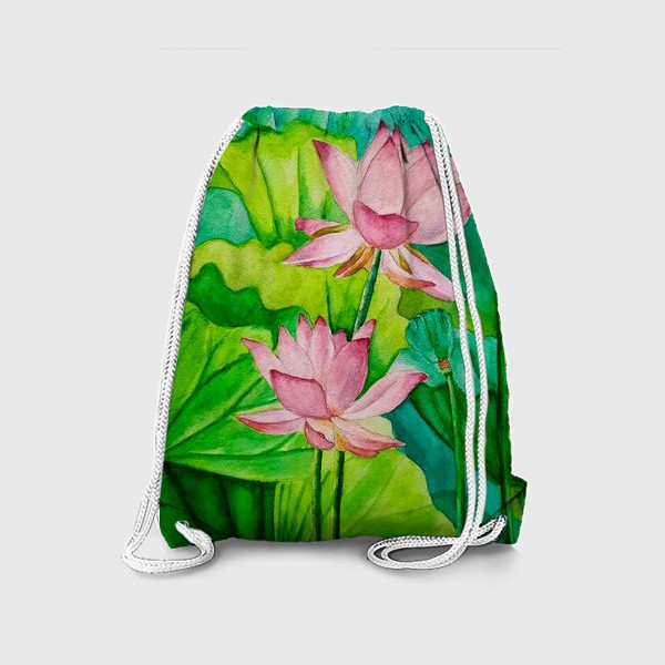 Рюкзак «Лотосы (водяные цветы)»