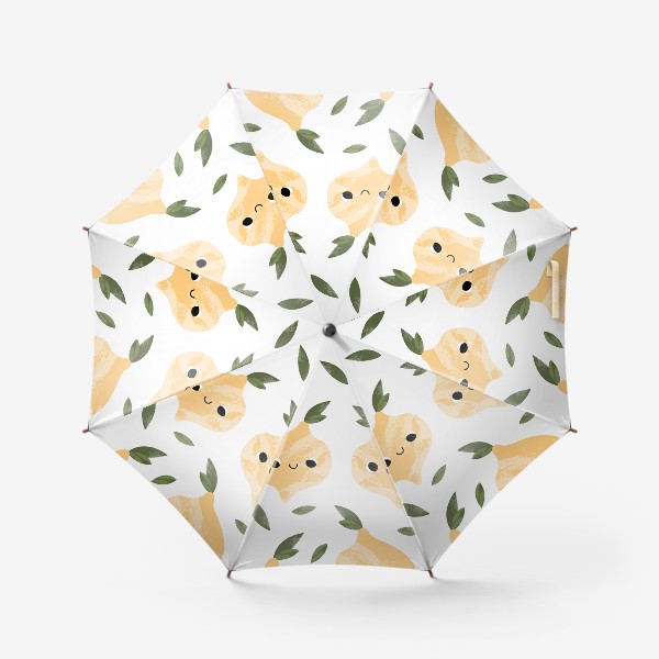 Зонт «Милый лимон. Детский фруктовый паттерн»