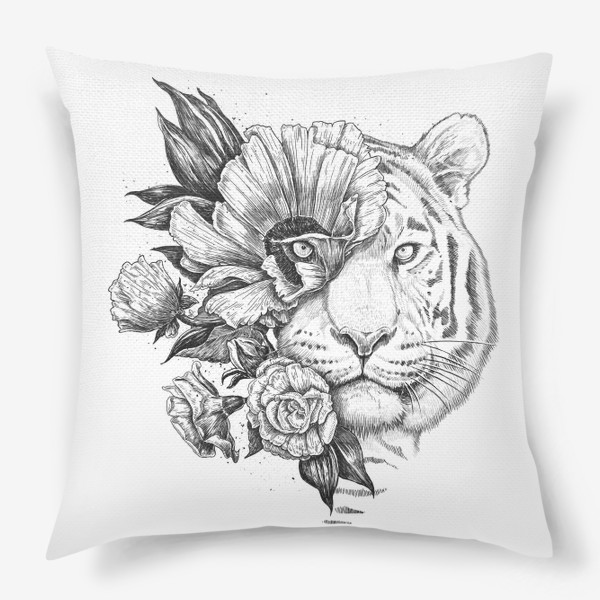 Подушка «Floral tiger»