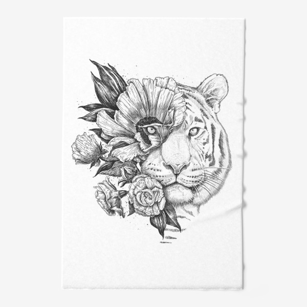 Полотенце «Floral tiger»