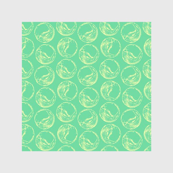 Скатерть «Теннисные мячи на зеленом фоне»