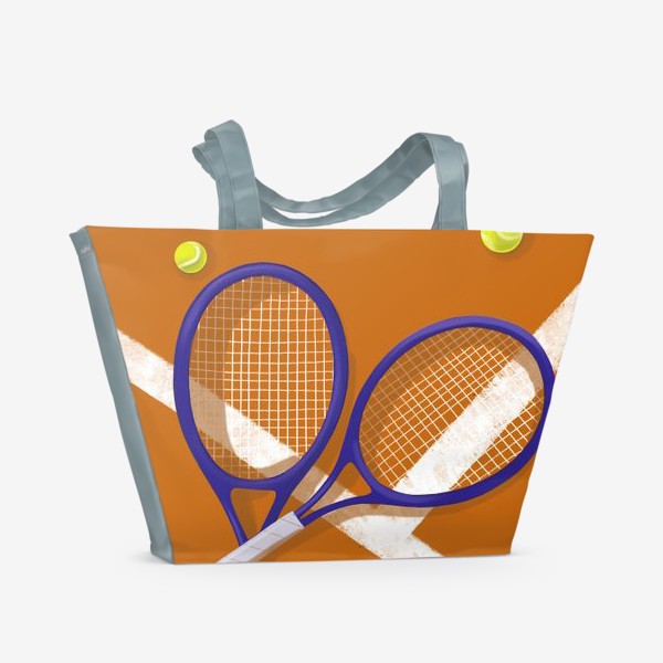 Пляжная сумка «Большой теннис»