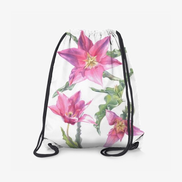 Рюкзак «Сиреневые тюльпаны »