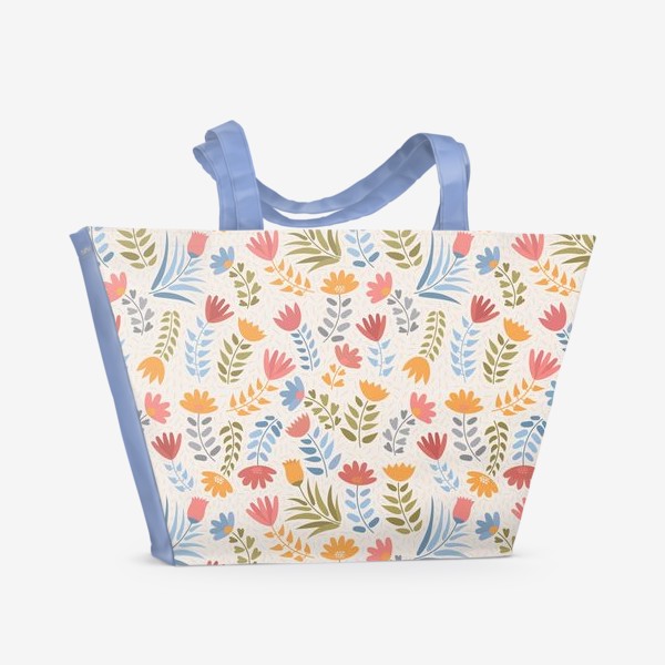 Пляжная сумка «Поле цветов»