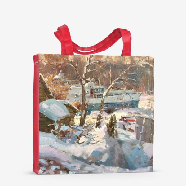 Сумка-шоппер «Зима не отступает»