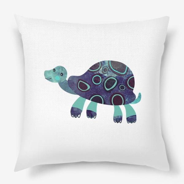 Подушка «Синяя черепаха»