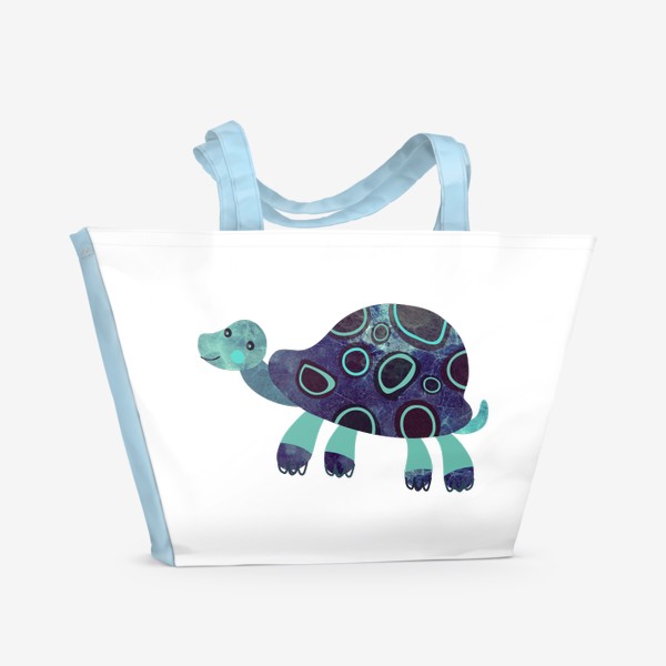 Пляжная сумка «Синяя черепаха»