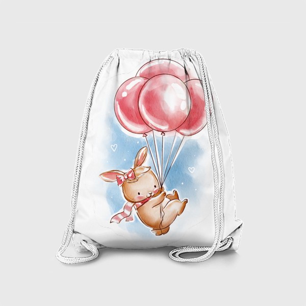 Рюкзак «Зайка на шарике »