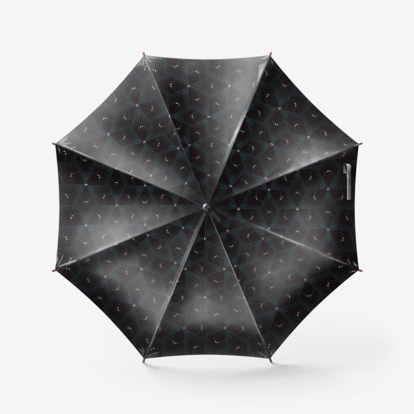 Зонт « велюровое фоновое изображение объемные треугольники разбросанные в шестиугольник»