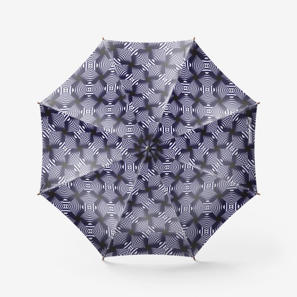 Зонт «3 д изображение треугольнички в стиле зебра»