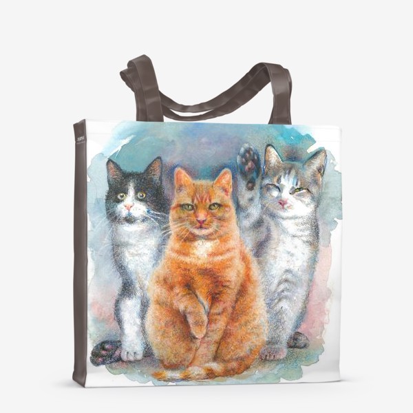 Сумка-шоппер «Три кота, котики, коты»
