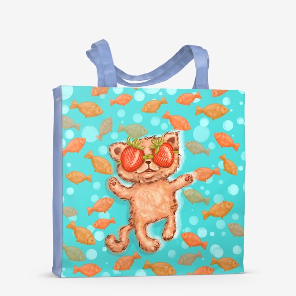 Сумка-шоппер «Море мое рыжий кот »