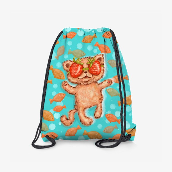 Рюкзак «Море мое рыжий кот »