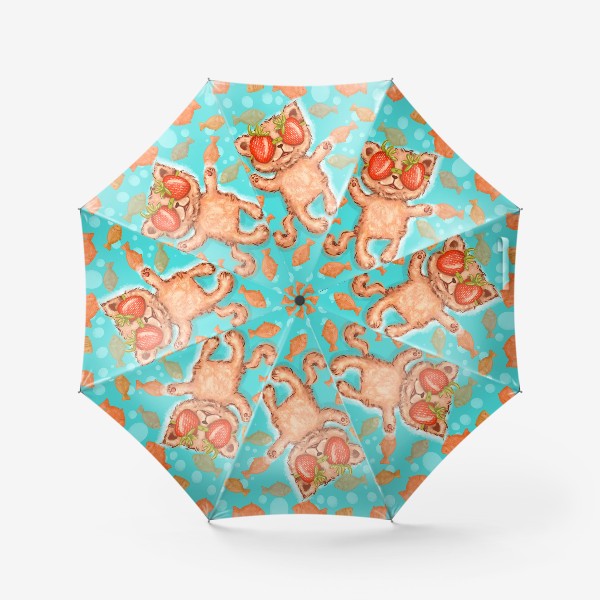 Зонт «Море мое рыжий кот »