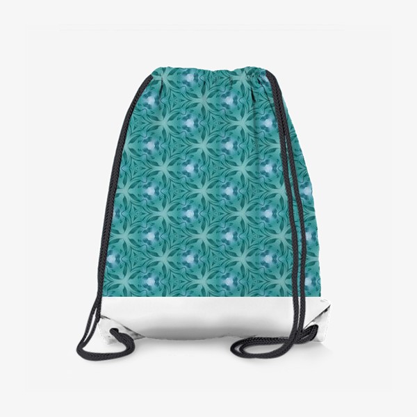 Рюкзак «бирюзовый красивый паттерн»