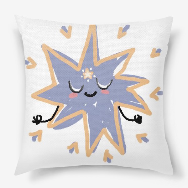 Подушка «звезда медитация»