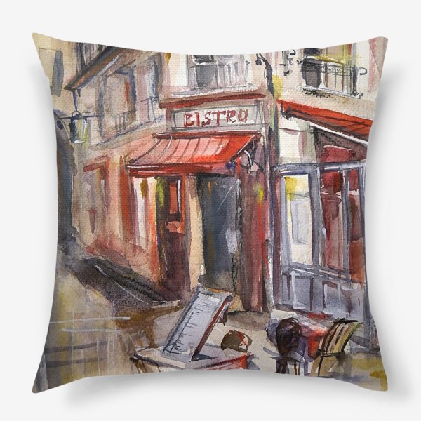Подушка «Кафе в Париже»