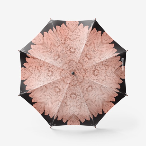 Зонт «кирпичные сердечки»