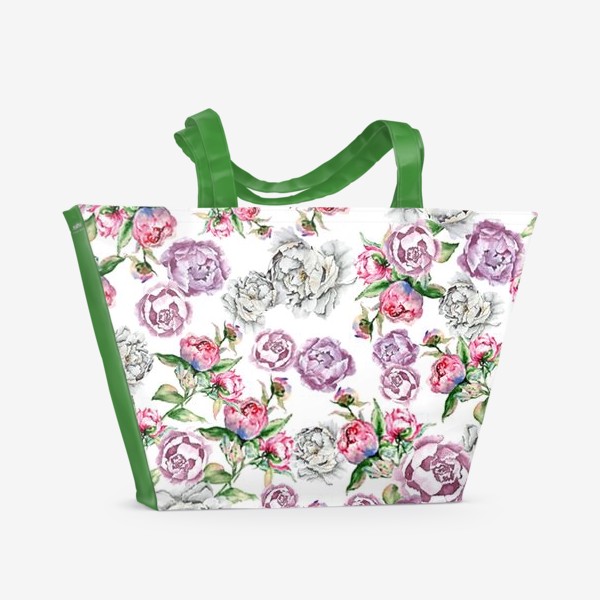 Пляжная сумка «Паттерн Розы»