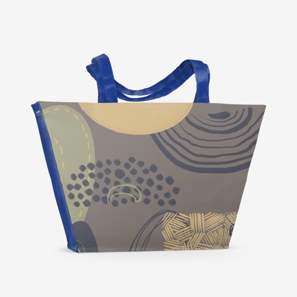 Пляжная сумка «Яблочная абстракция»
