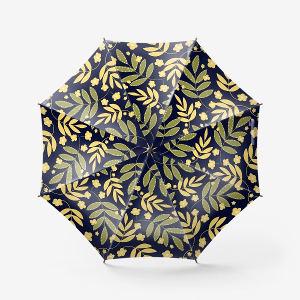 Зонт «цветы и веточки »