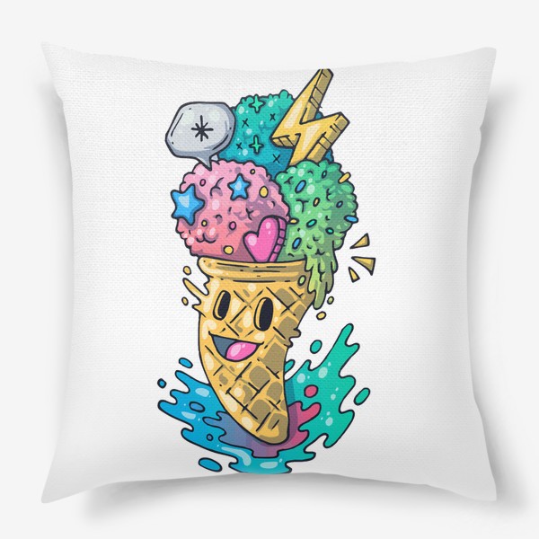 Подушка «Счастливое мороженое»