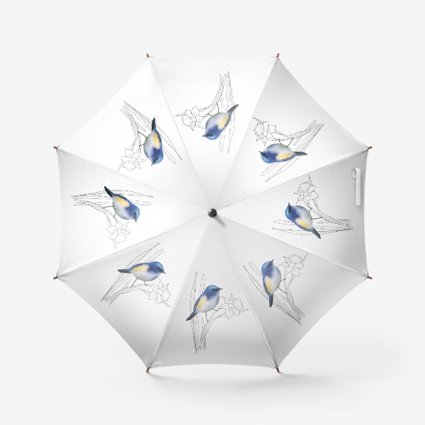 Зонт «Нарцисс и синехвостка»