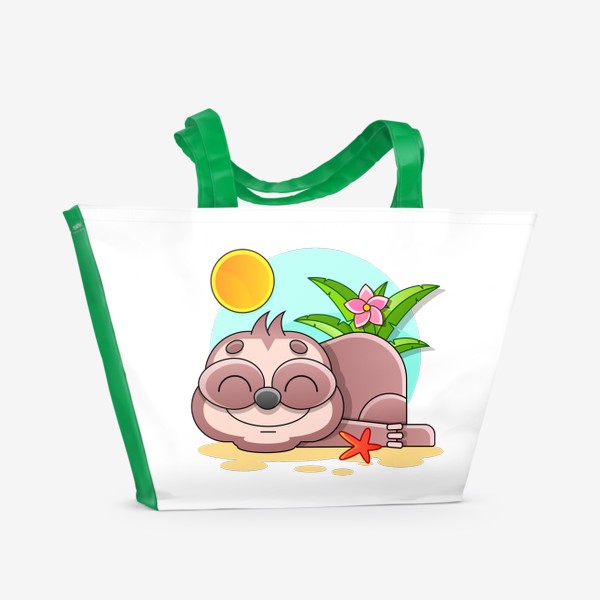 Пляжная сумка «Sloth»