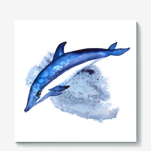 Холст «голубая рыба»