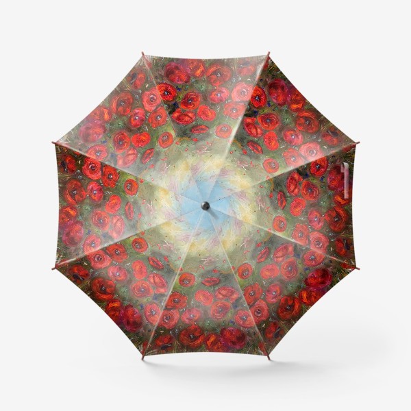 Зонт «Красные маки »