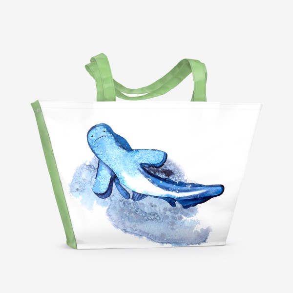 Пляжная сумка «Синяя акула»