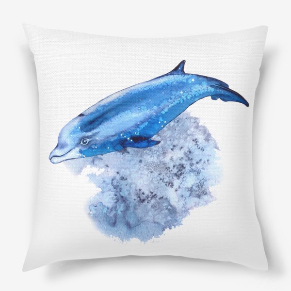 Подушка «голубой дельфин»