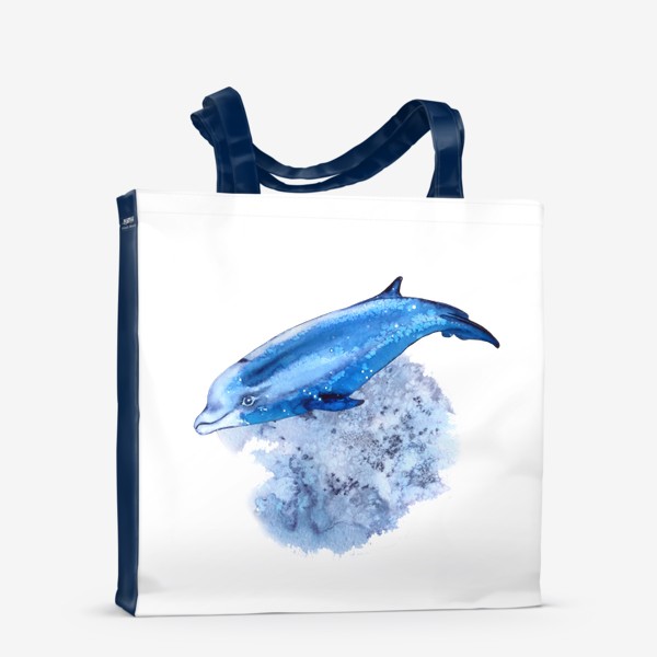 Сумка-шоппер &laquo;голубой дельфин&raquo;