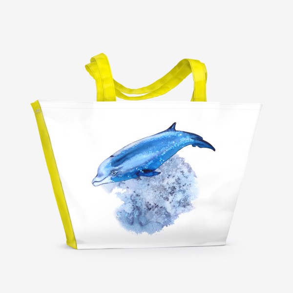 Пляжная сумка &laquo;голубой дельфин&raquo;
