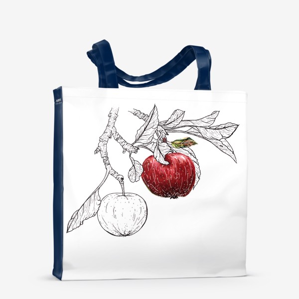 Сумка-шоппер «Яблоневая ветвь »