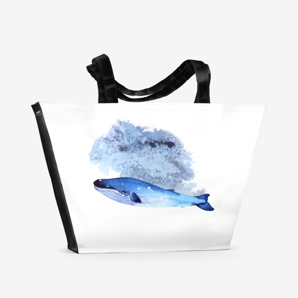 Пляжная сумка «маленький кит»