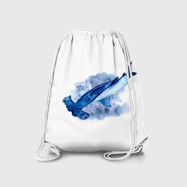 Рюкзак «рыба молот голубая»