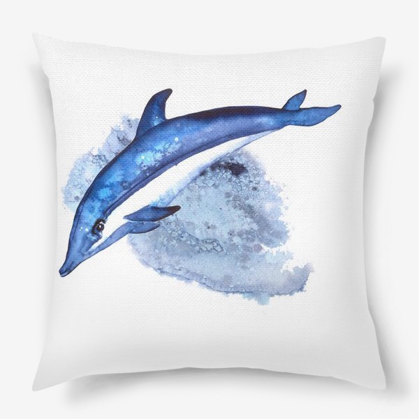 Подушка «голубая рыба»