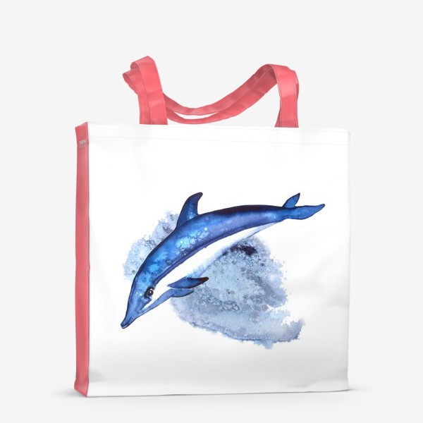 Сумка-шоппер «голубая рыба»