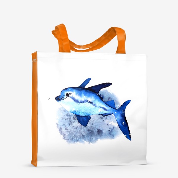 Сумка-шоппер «синяя рыба»