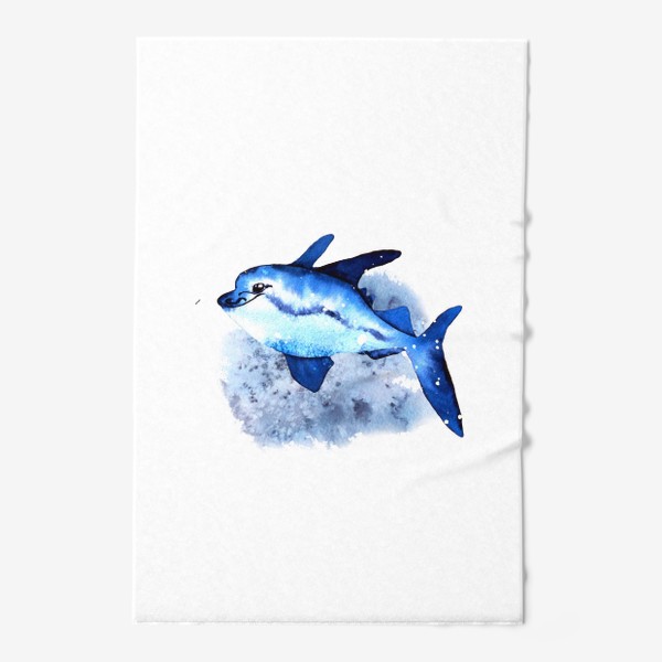 Полотенце «синяя рыба»