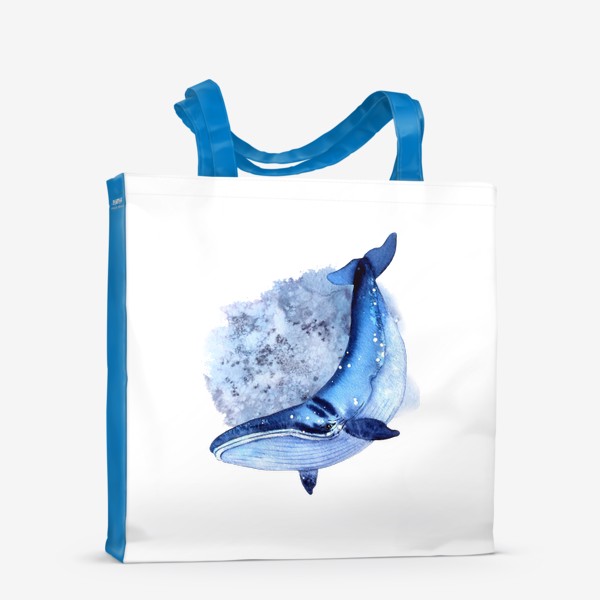 Сумка-шоппер «голубой кит»