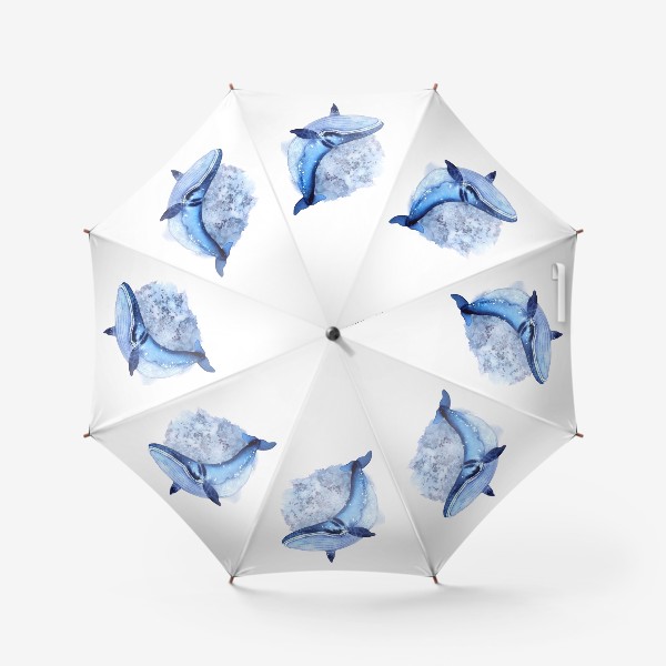 Зонт «голубой кит»