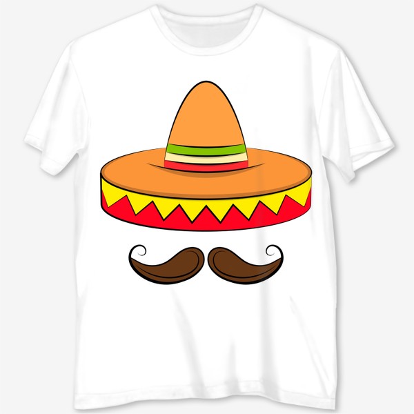 Футболка с полной запечаткой «Mexican sombrero v2»
