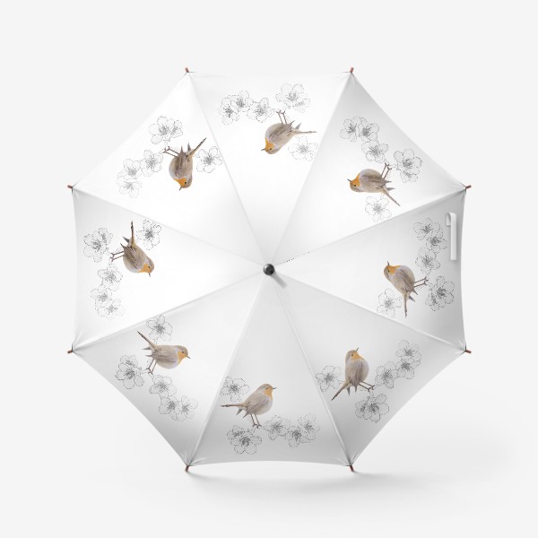 Зонт «Малиновка и персик»