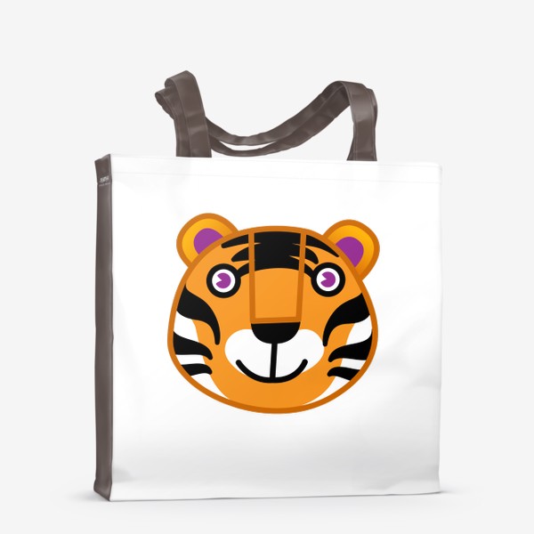 Сумка-шоппер «Милая тигриная морда. Тигр, просто тигр»